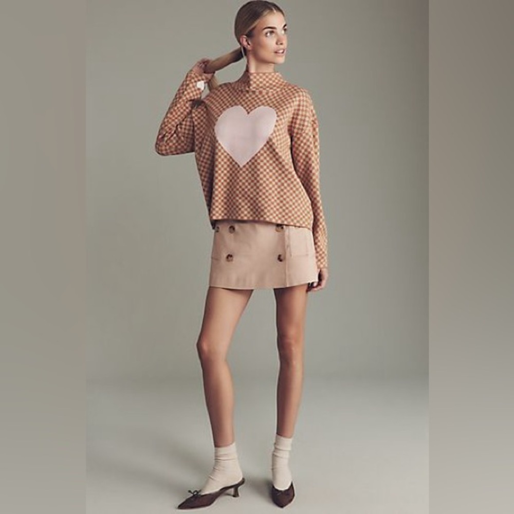 Anthropologie Cary’s Mock-Neck Sweater Size Large NWT